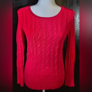 Vintage "Faded Glory Est. 1972" 90's Red Sweater Size M In Excellent Condition